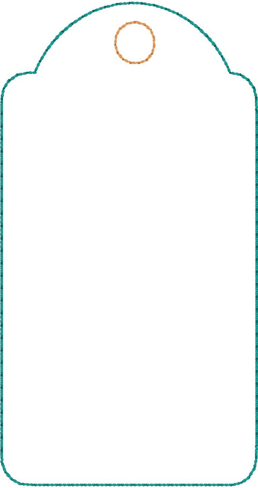 DBB Blank Ticket Rectangle Tag 4x4 Friendly