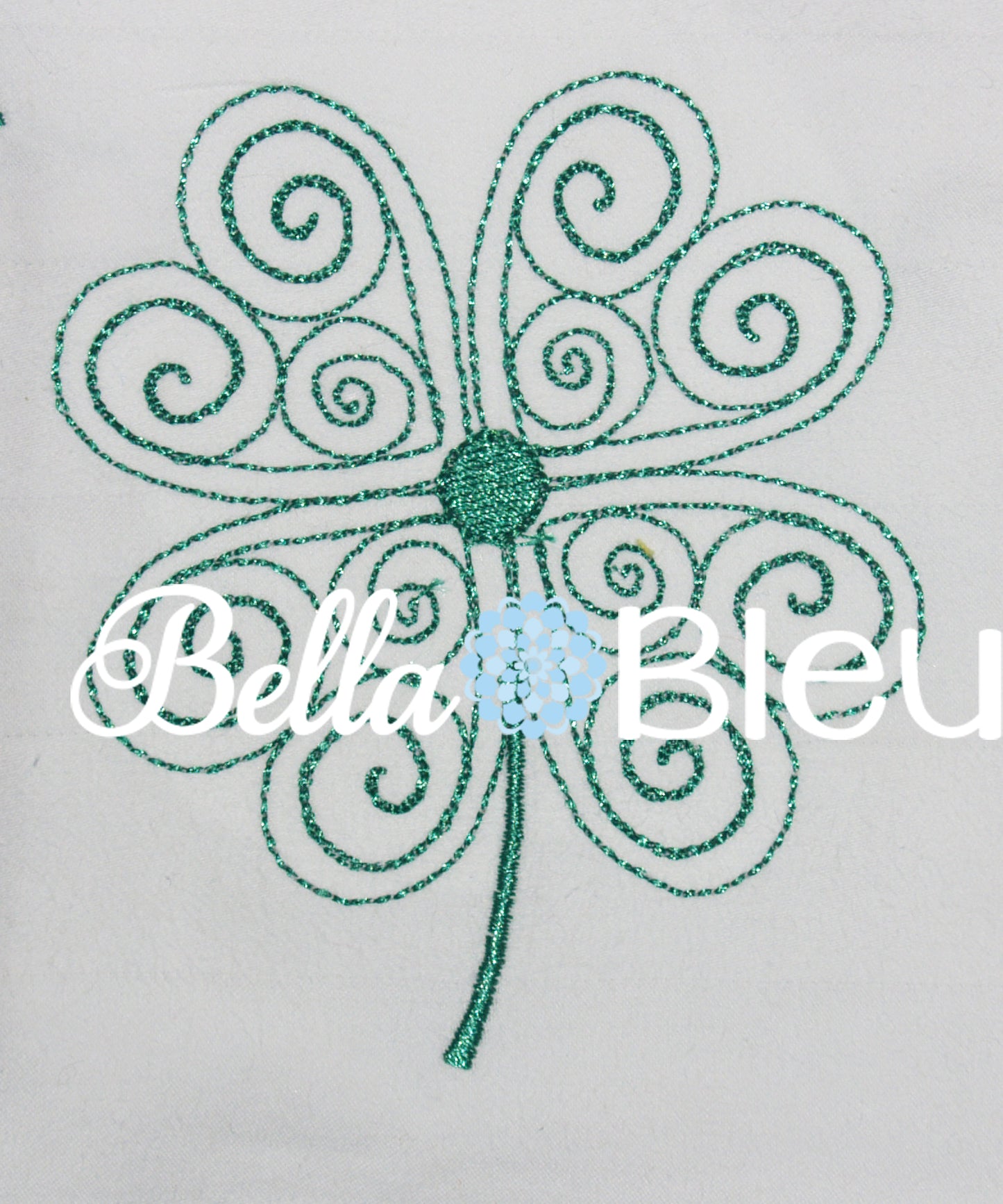 BBE -  Bean stitch redwork Irish Celtic Shamrock