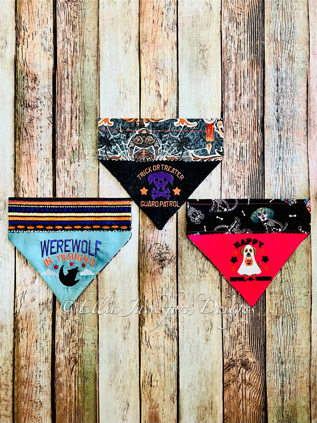 EJD Halloween Pet Bandana Bundle 2 ITH