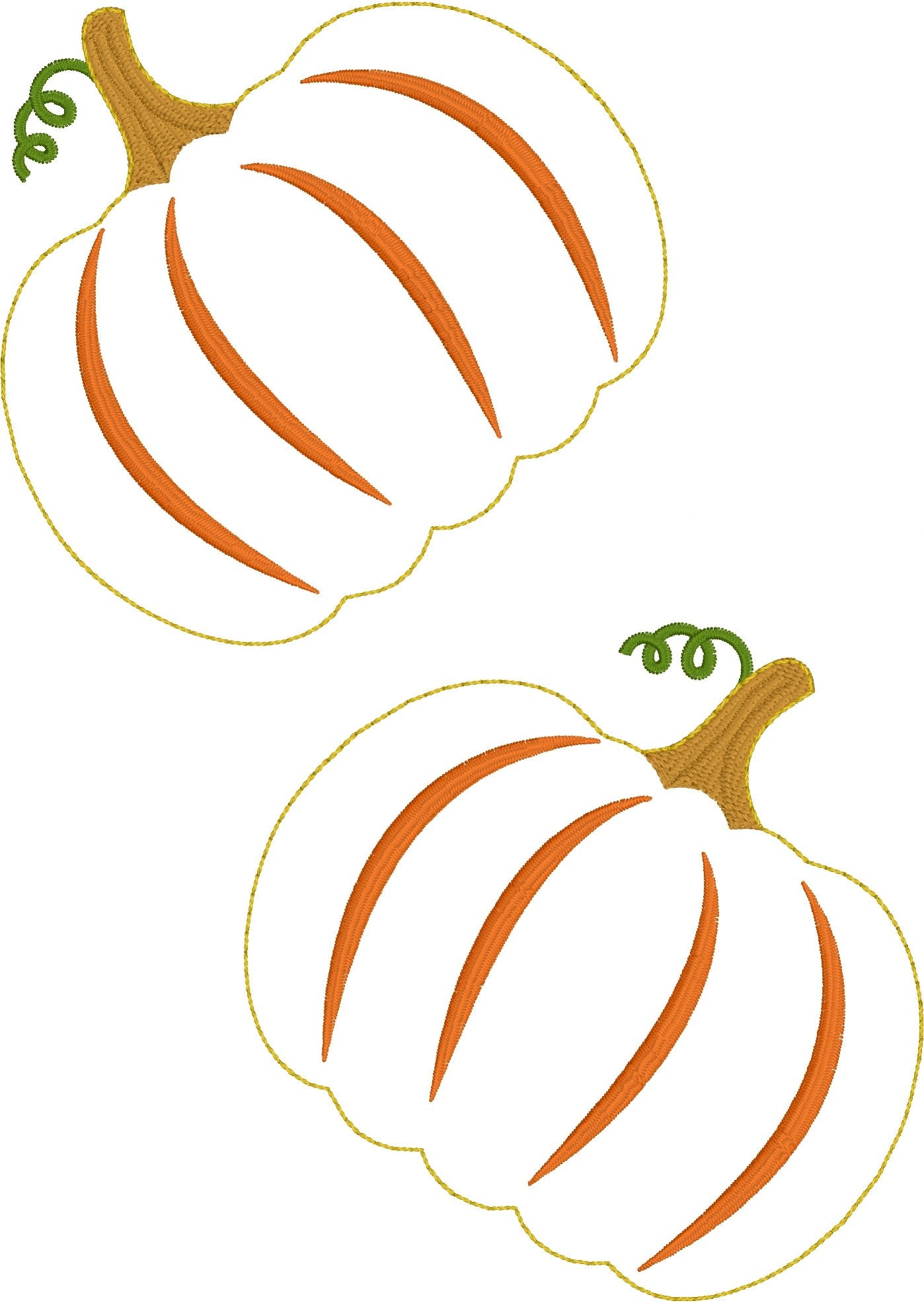 DBB Pumpkin Felties for Wreaths or Banners