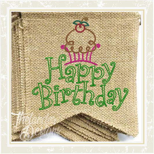 TD - Happy Birthday with cupcake