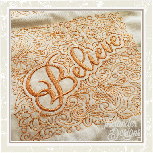 TD - Believe Quilt Block
