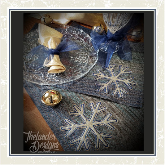 TD - Snowflake Sketch Applique