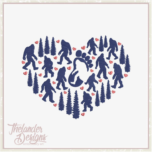 TD - T1828 Bigfoot Heart