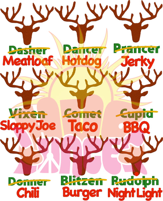 HL Venison HL5785 embroidery file LARGE SIZES ONLY