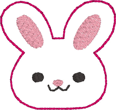 DBB Bunny Feltie In the Hoop Embroidery Design