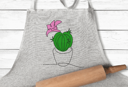 OE Cactus Embroidery Design