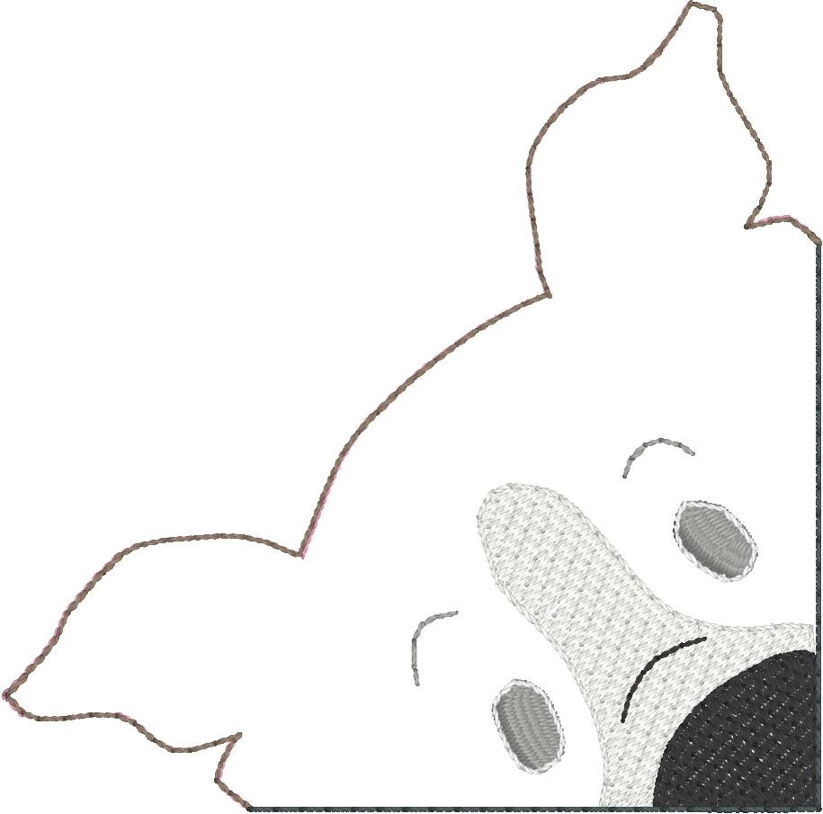 DBB Border Collie Corner Bookmark Design