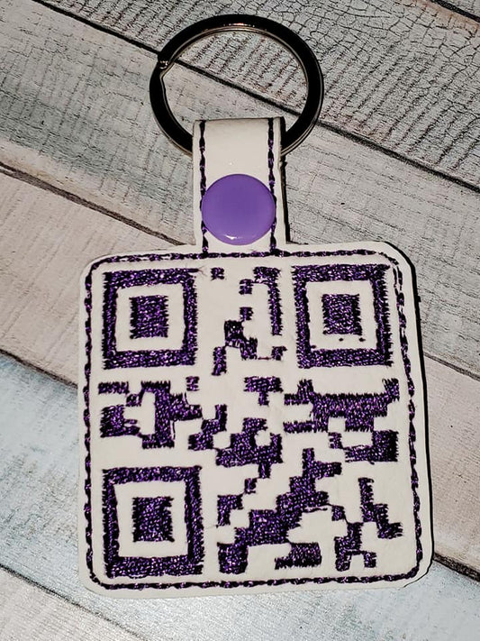 HL ITH QR Code Call Your Mom Fob HL5714 embroidery file
