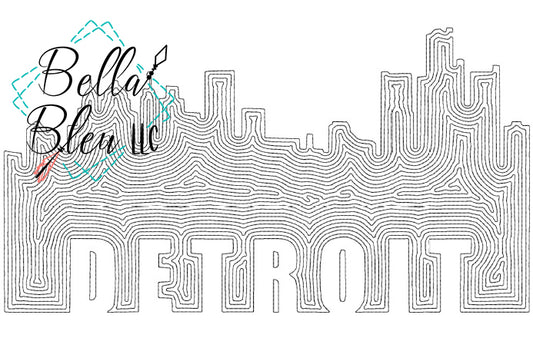 BBE Detroit Michigan Skyline