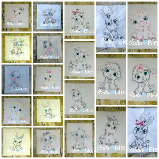 BBE Farm Animals Set 4x4