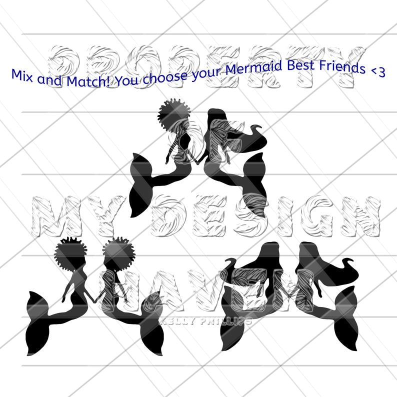 MDH Best Mermaids forever SVG
