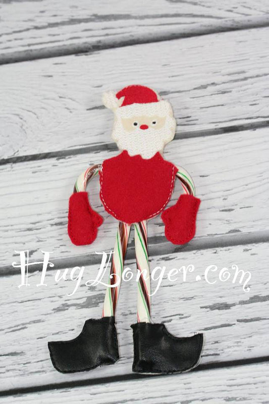 HL ITH Candy Cane Santa HL2097 embroidery file