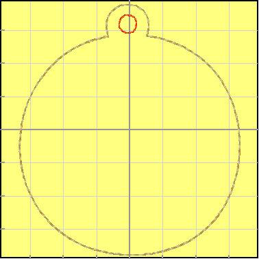 DBB BLANK Ornament for 4x4 hoops