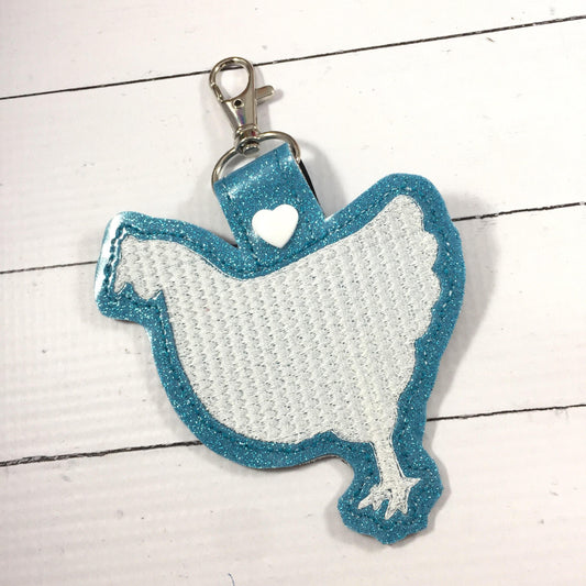 DBB Chicken Silhouette snap tab