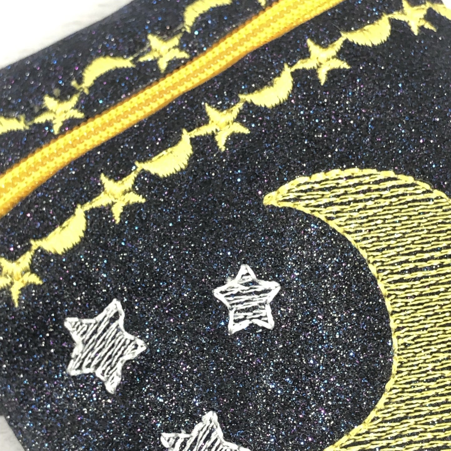 DBB Moon and Stars Zipper Pouch 4x4