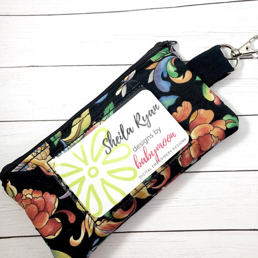 DBB LARGE Badge Bag Side Zipper Bag Design for 5x7 Hoops