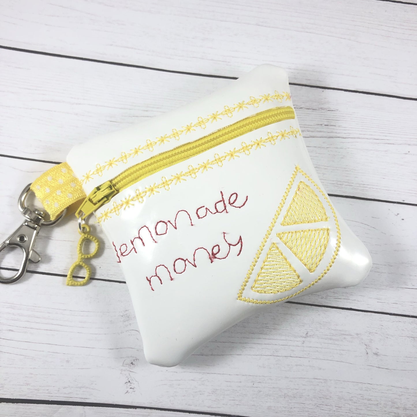 DBB Lemonade Money Zipper Pouch 4x4