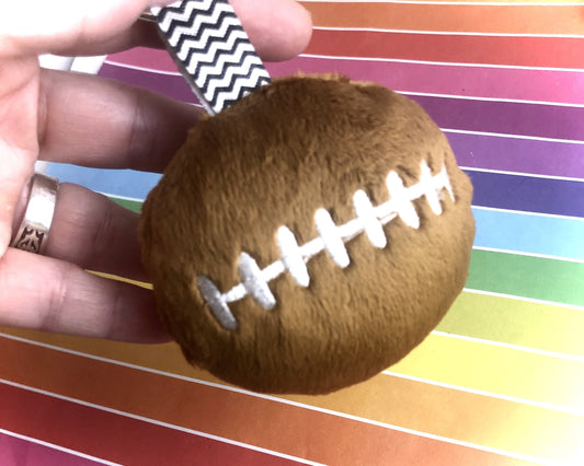 DBB Football Fluffy Puff Design Set- In the Hoop Embroidery Design (American Football)