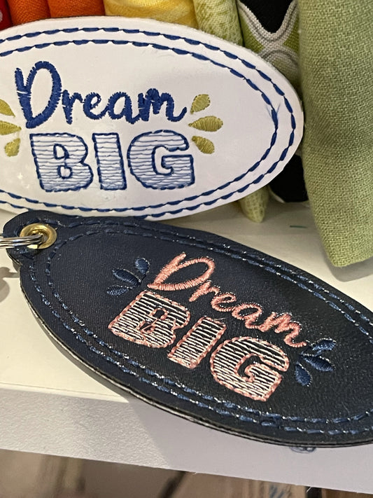 DBB Dream Big Eyelet Tag