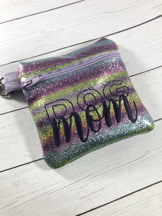 DBB Dog Mom Zipper Pouch 4x4