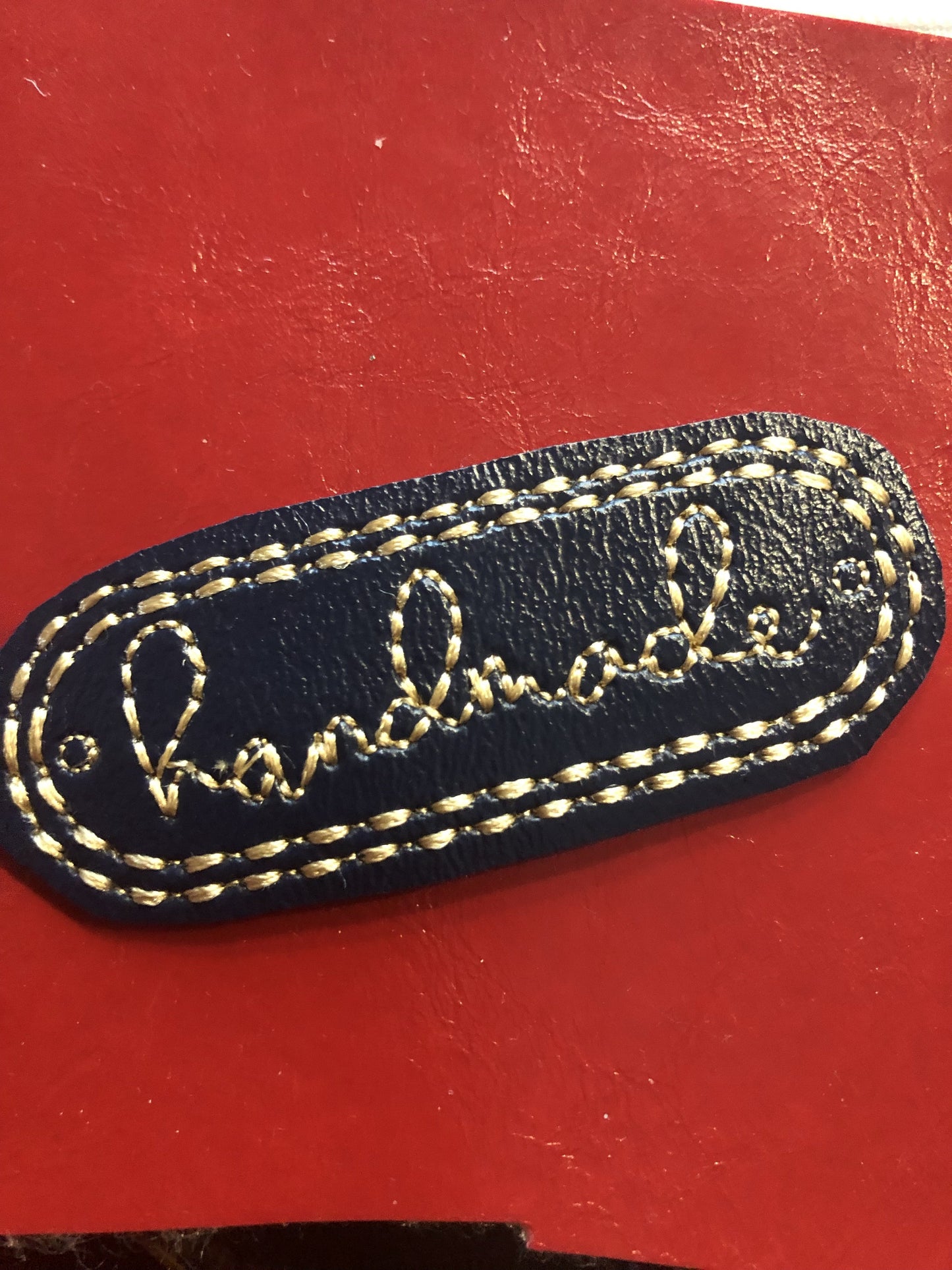 DBB Handmade lettering Mini Patch embroidery design