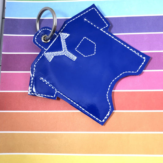 DBB Golf Shirt Hand Sanitizer Holder Eyelet Version In the Hoop Embroidery Project 2 oz for 4x4 hoops