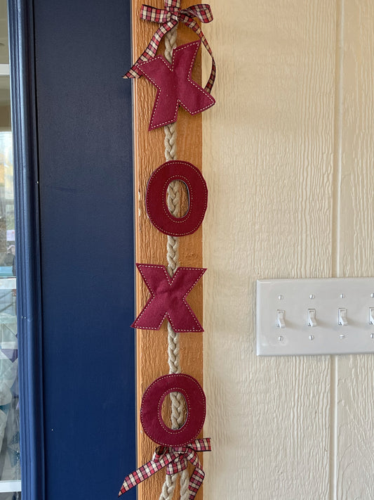 DBB XOXO Felties for Wreaths or Banners