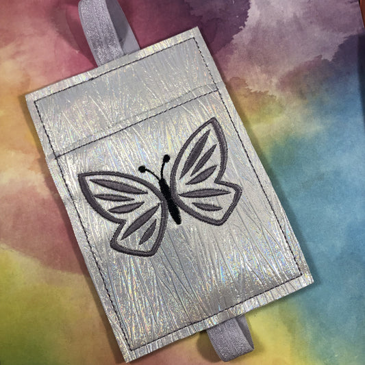 DBB Primavera Butterfly Pen Pocket In The Hoop (ITH) Embroidery Design