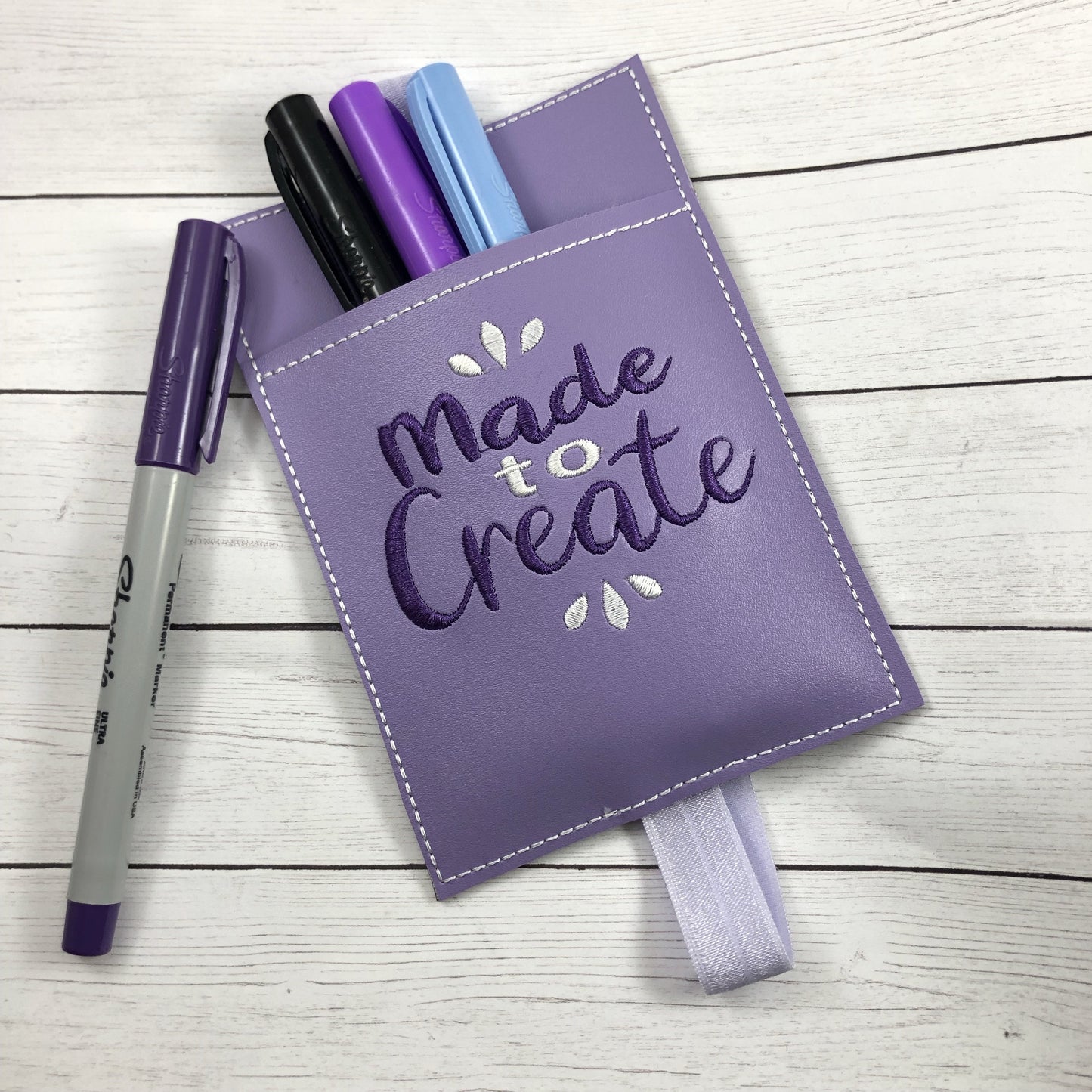 DBB Made to Create Pen Pocket In The Hoop (ITH) Embroidery Design