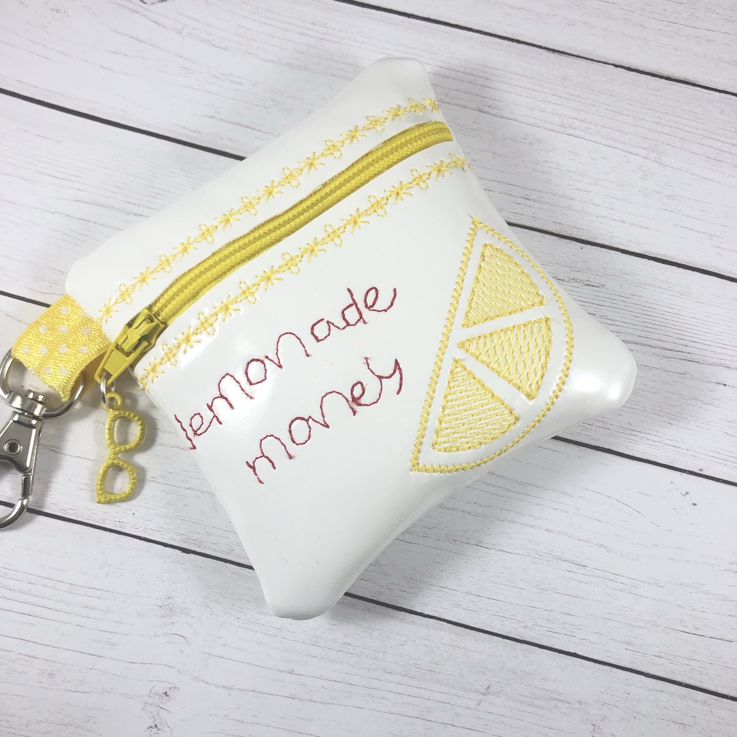 DBB Lemonade Money Zipper Pouch 4x4