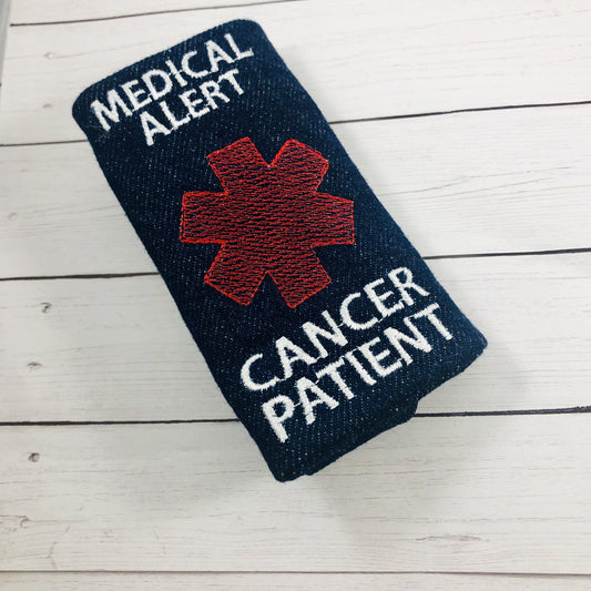 DBB Strap Wrap Medical Alert In the Hoop Project CANCER PATIENT