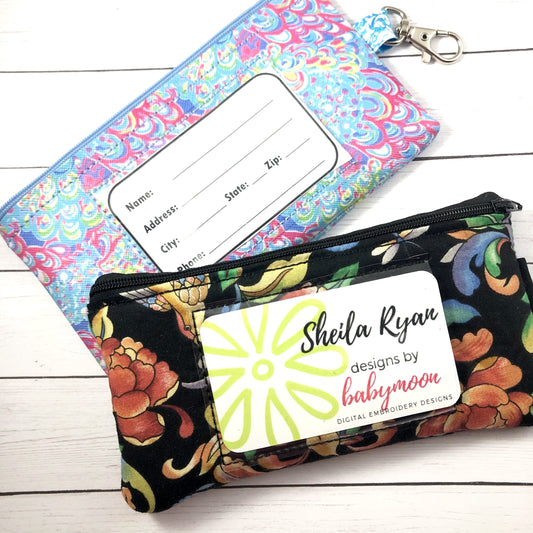 DBB LARGE Badge Bag Side Zipper Bag Design for 5x7 Hoops