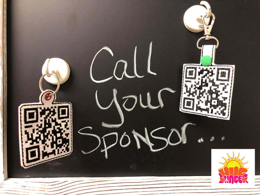 HL ITH QR Code Call Your Sponsor Fobs HL5729 embroidery file