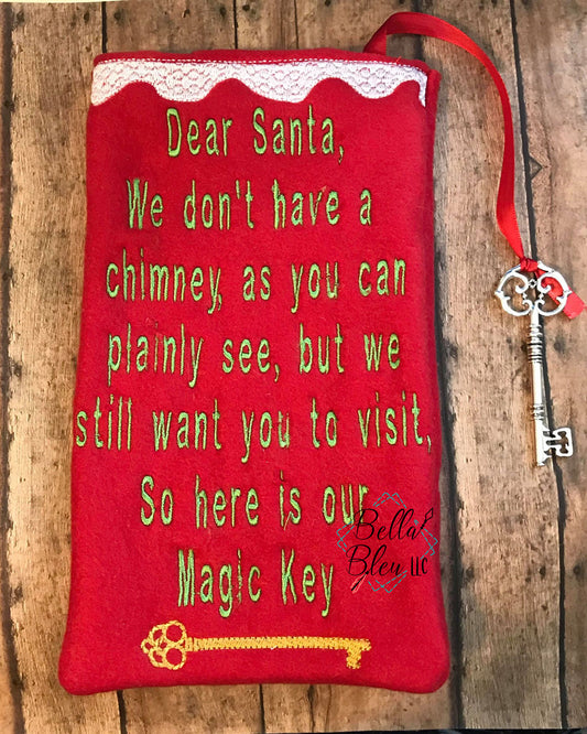 BBE - Santa Key Bag Costume ITH Elf Sweater Shirt
