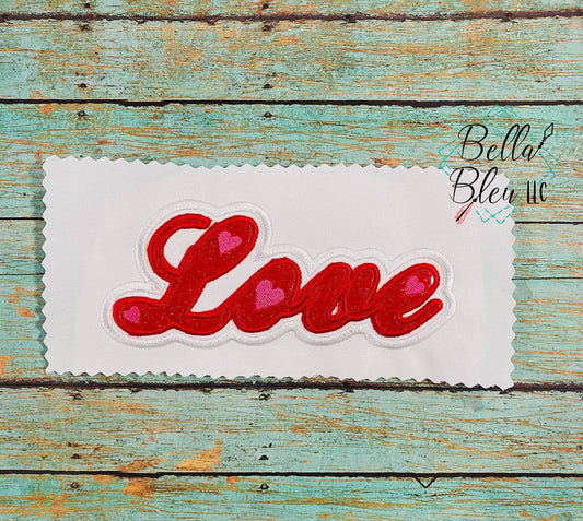 BBE - Valentines Love word applique