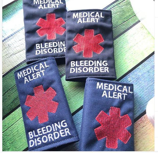 DBB Strap Wrap Medical Alert In the Hoop Project BLEEDING DISORDER