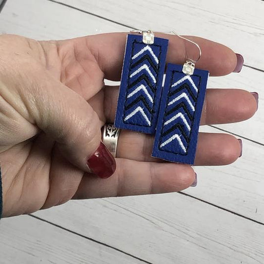 Bar Chevron Earrings DBB