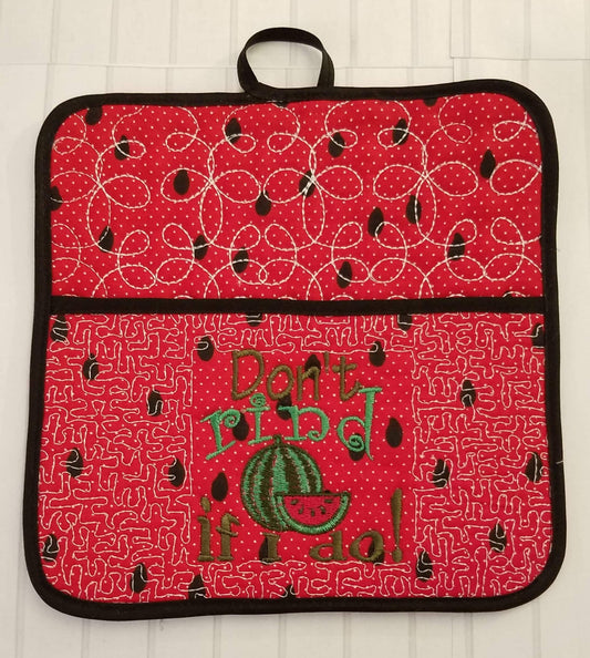 GRF Funny Veggies 1 Pot Holder Design Pack