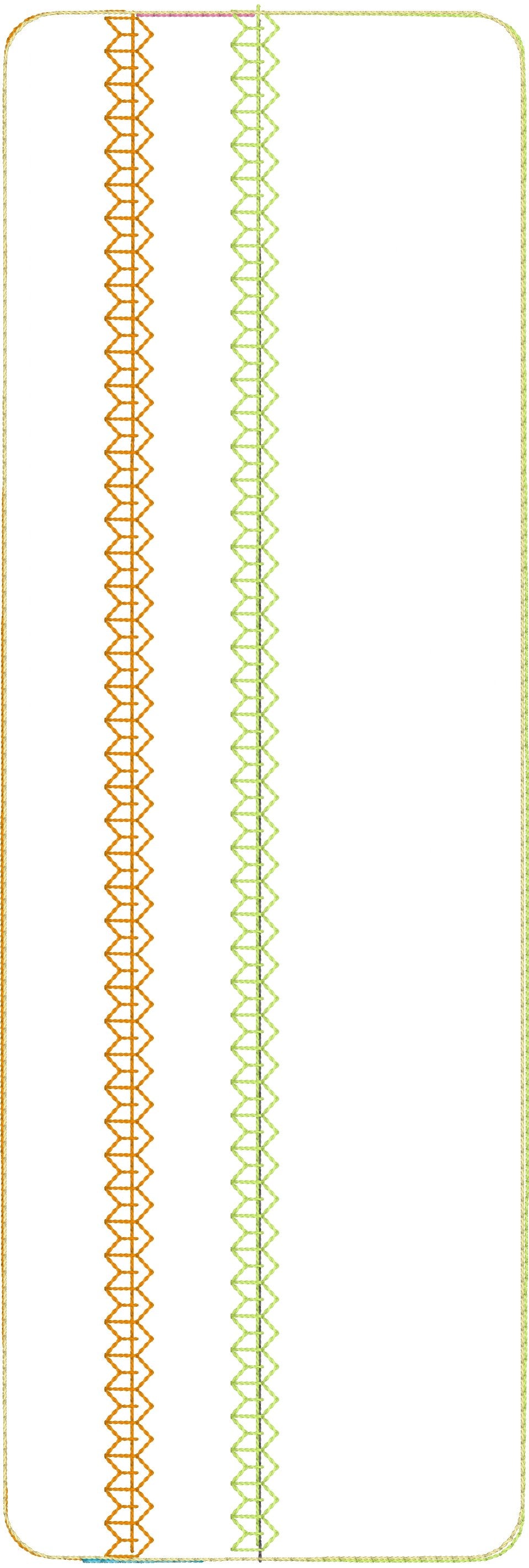 DBB Clear Skinny Jelly Bag Zipper Pouch 5x7 and 6x10