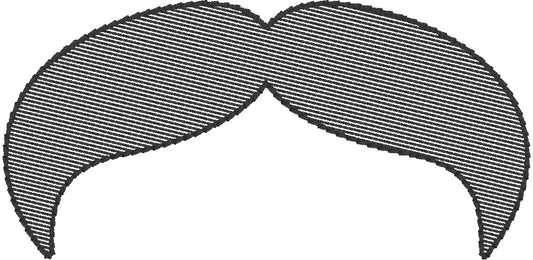 DBB The Walrus Mustache 4x4 Embroidery Design
